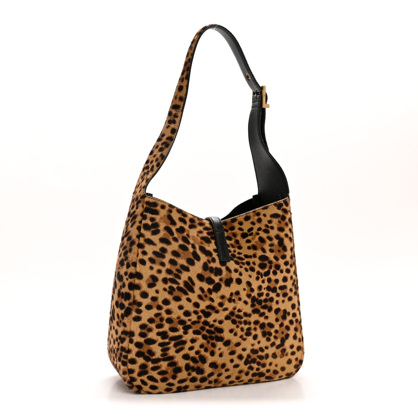 Pony Hair Calfskin Leopard Print Small Le 5 A 7 Soft Hobo