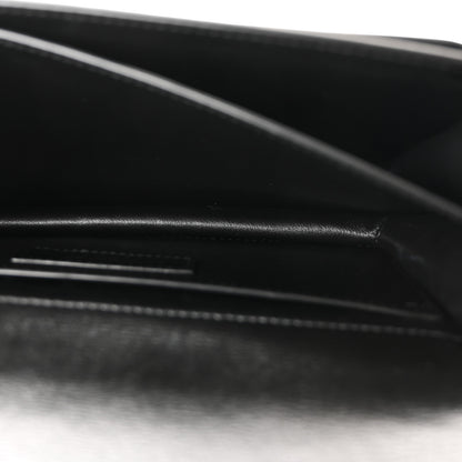 Saint Laurent Calfskin Medium Monogram Monochrome Sunset Black 5 of 10