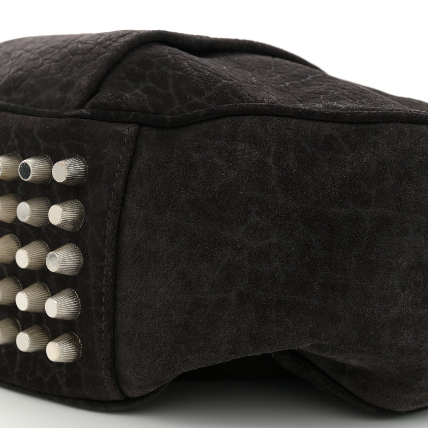 Alexander Wang Suede Morgan Hobo Black Silver Hardware 9 of 9