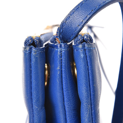 Celine Lambskin Small Trio Crossbody Bag Indigo 10 of 11