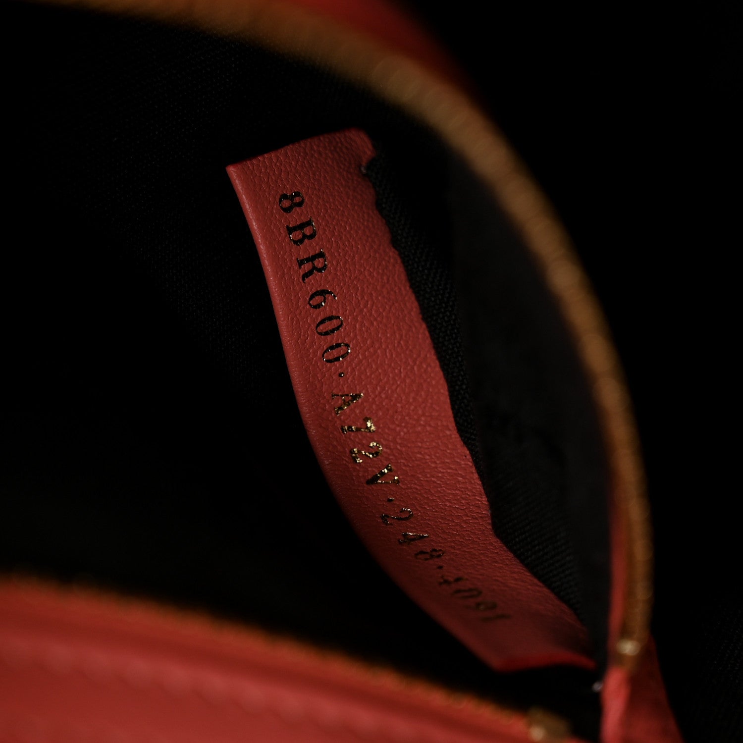 Fendi Nappa FF 1974 Embossed Baguette Rosa Pesca 7 of 10