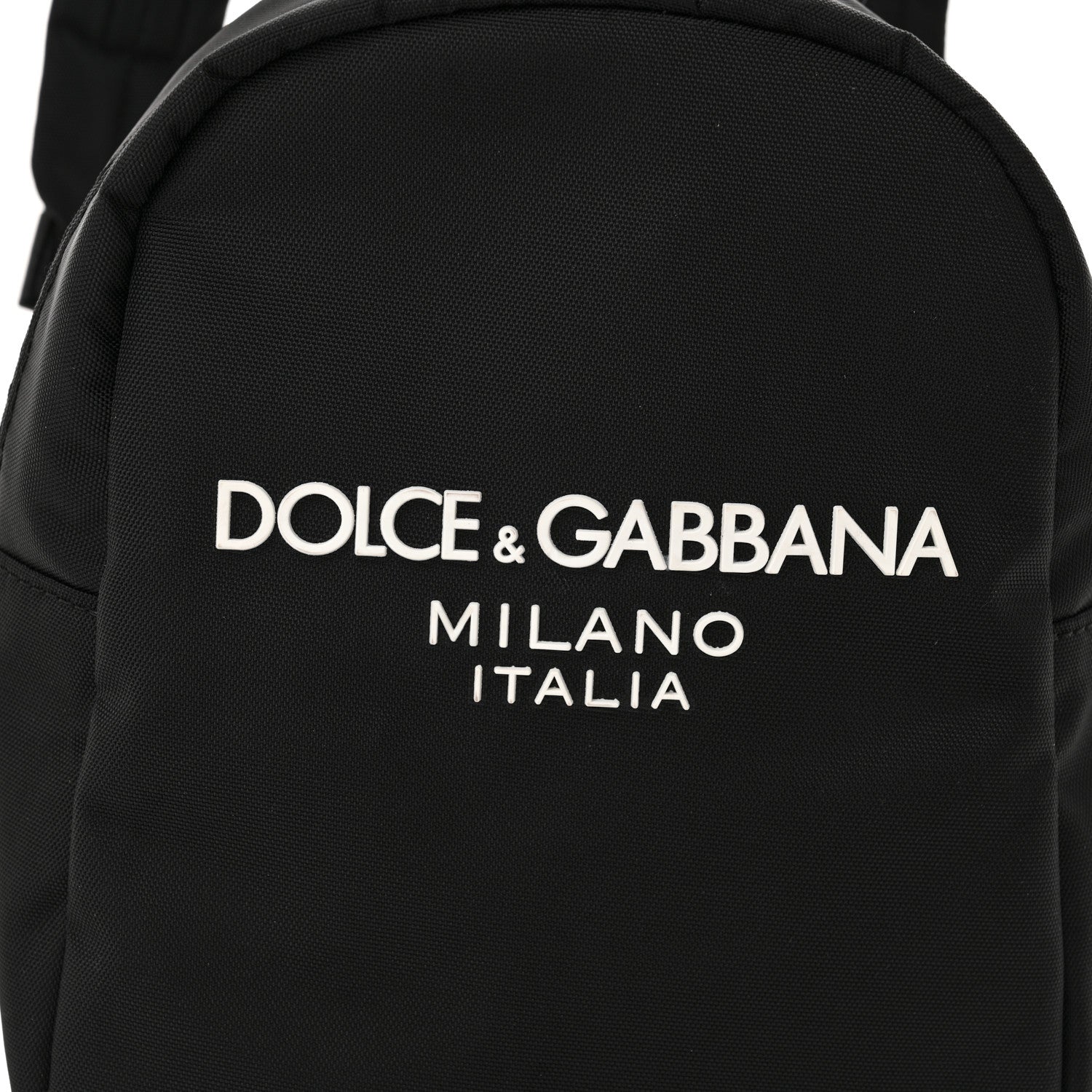 Dolce & Gabbana Nylon Logo Childrens Backpack Black 7 of 9