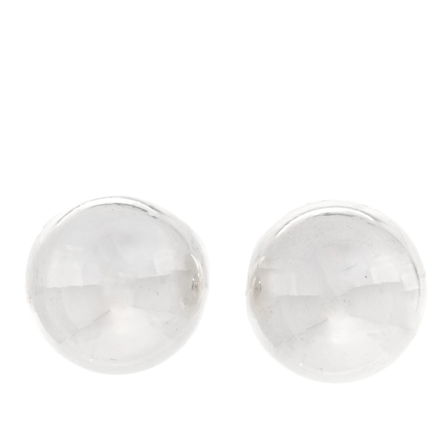 Tiffany Sterling Silver 10mm HardWear Ball Earrings 1 of 4