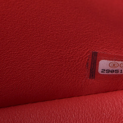 Chanel Caviar Quilted Small Double Flap Red 9 of 11