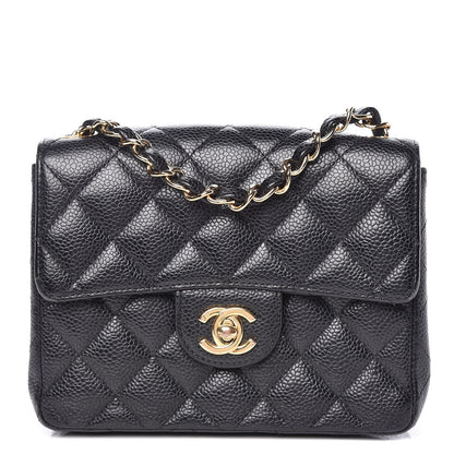 Chanel Caviar Quilted Mini Square Flap Black 1 of 15