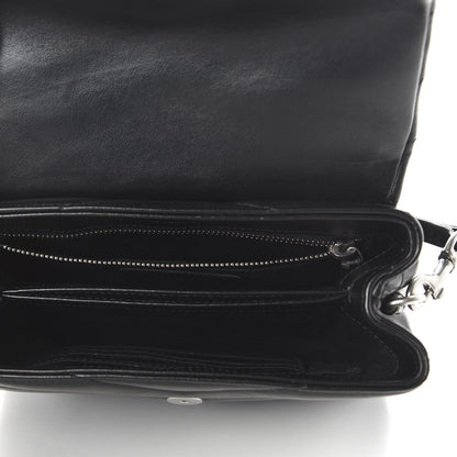 Saint Laurent Calfskin Y Quilted Monogram Toy Loulou Crossbody Bag Black 5 of 10