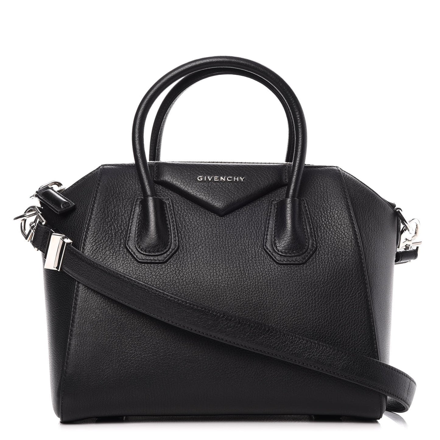 Sugar Goatskin Small Antigona Black