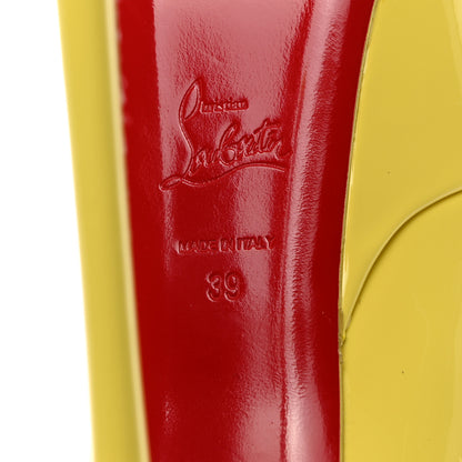 Christian Louboutin Patent Dolly Alta 160 Pumps 39 Piou Piou 7 of 8