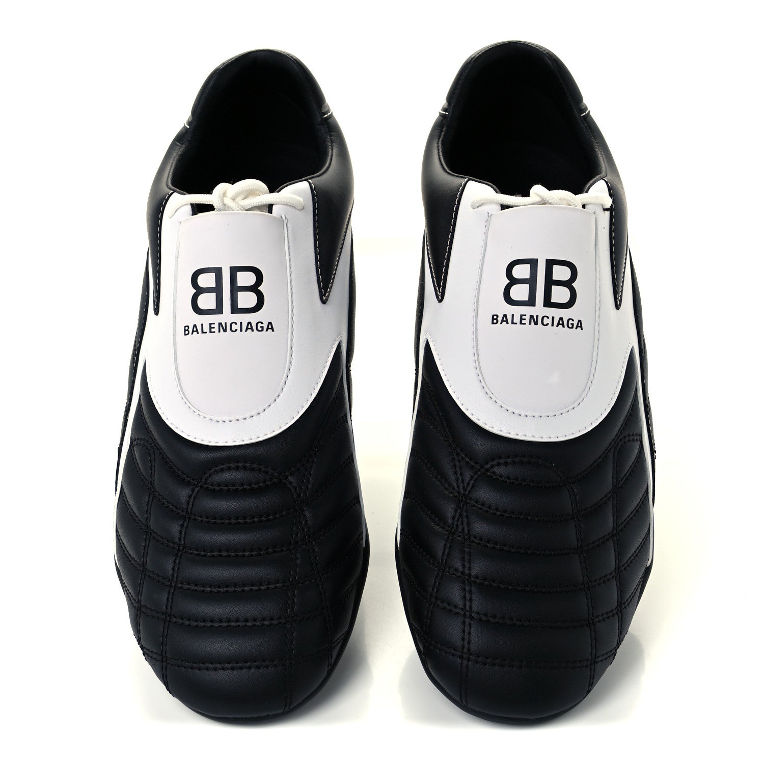 Balenciaga Polyurethane Mens Zen Sneakers 44 Black White 5 of 11