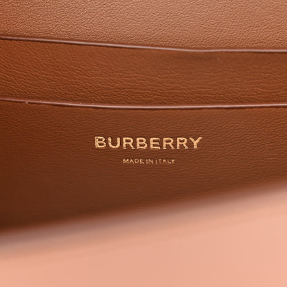 Burberry Smooth Calfskin Two Tone Small Grace Bag Malt Brown Black 6 of 10