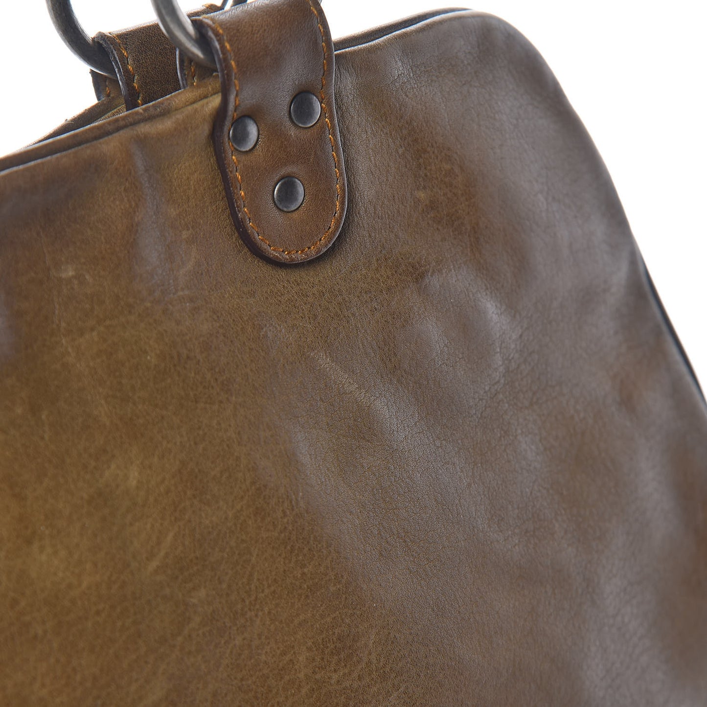 Calfskin Medium Gaucho Double Saddle Bag Brown