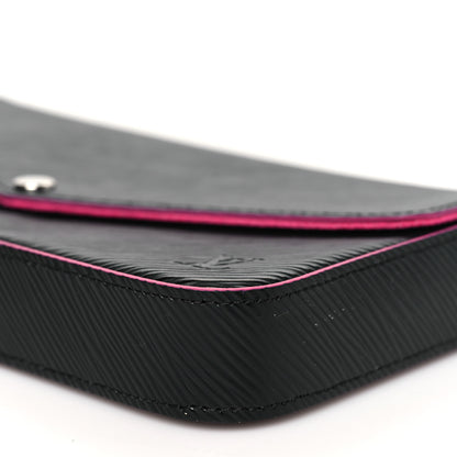 Louis Vuitton Epi Pochette Felicie Black Hot Pink 10 of 11