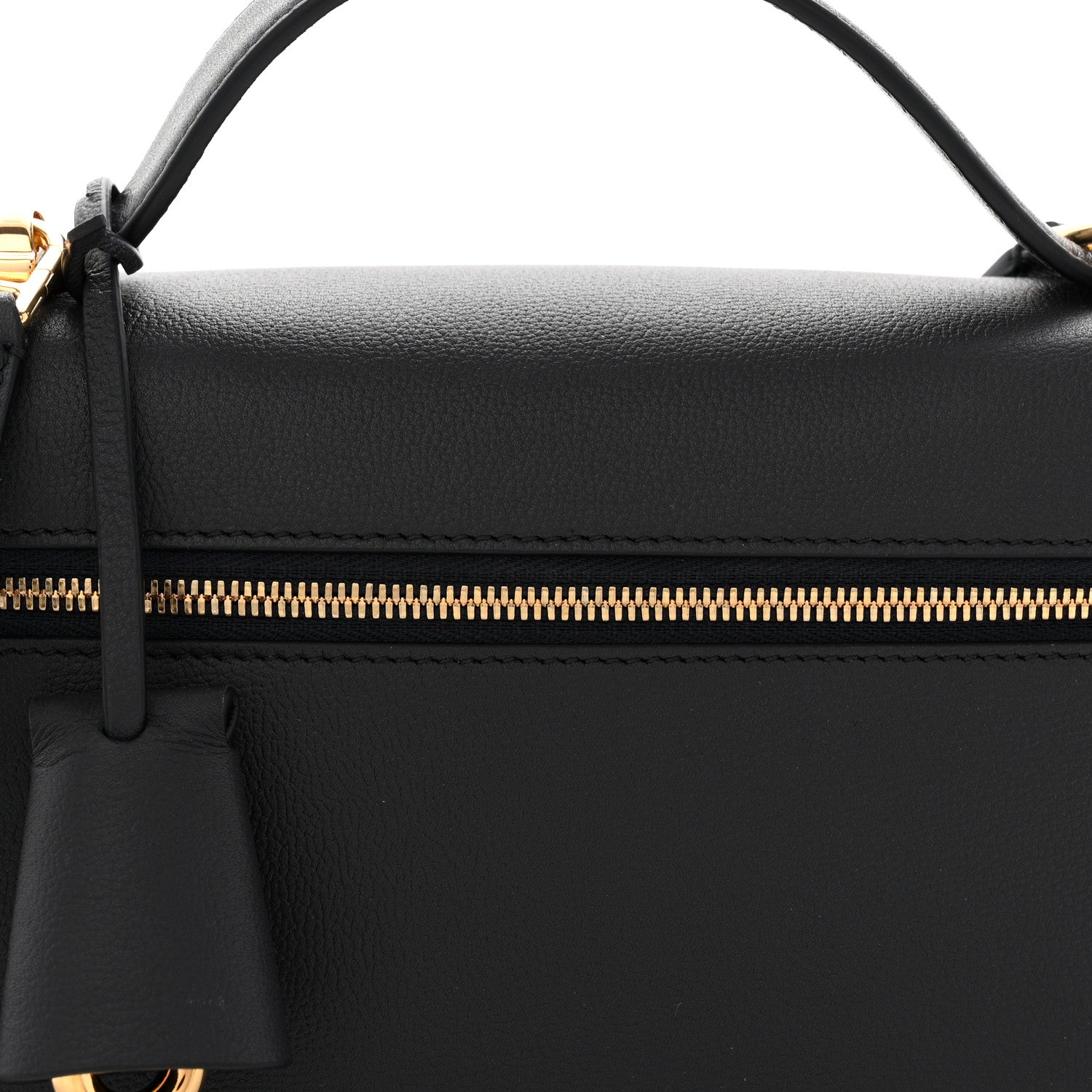 Loro Piana Grained Calfskin L23 Extra Bag  Blue Navy Sun Gold 8 of 11