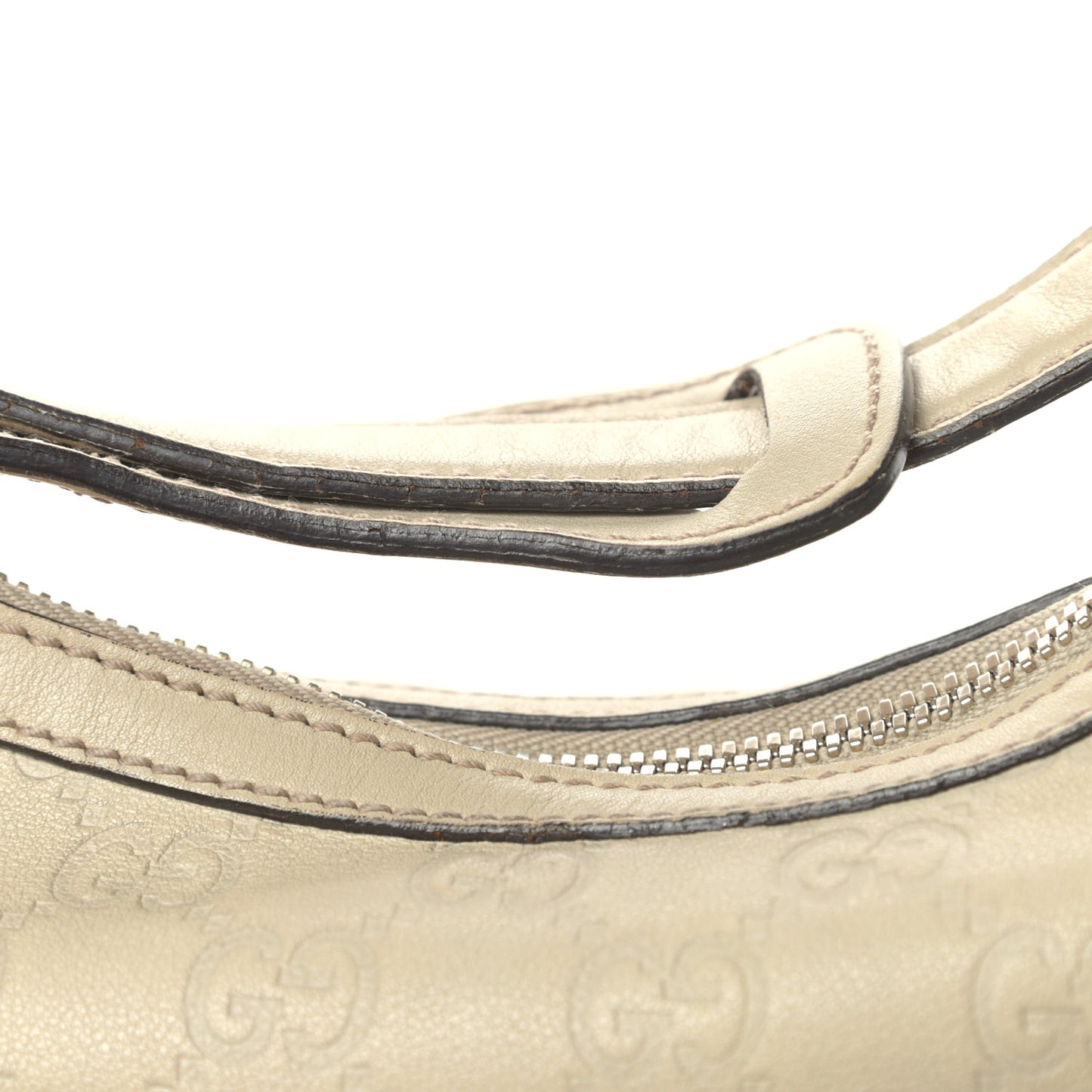 Guccissima Large Princy Hobo Off White