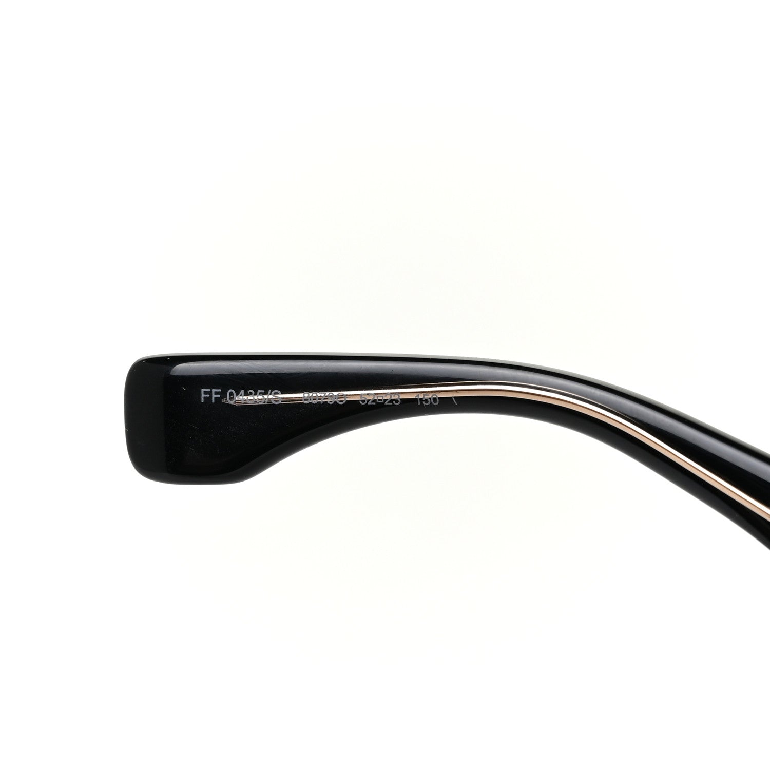 Fendi Acetate Cat Eye Sunglasses FF0435/S Black 6 of 8