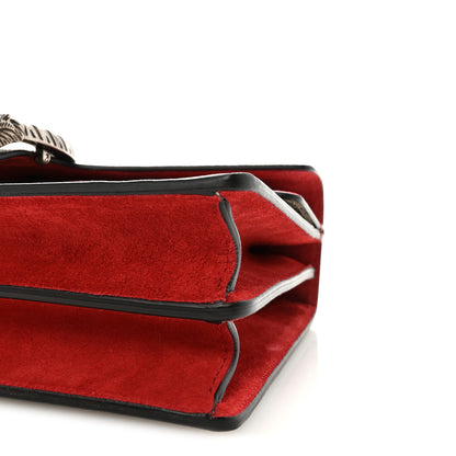 Gucci GG Supreme Monogram Suede Small Dionysus Shoulder Bag Beige Ebony Vulcanic Red 10 of 10