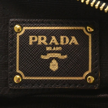 Prada Tessuto Nylon Saffiano Bag Black 5 of 7