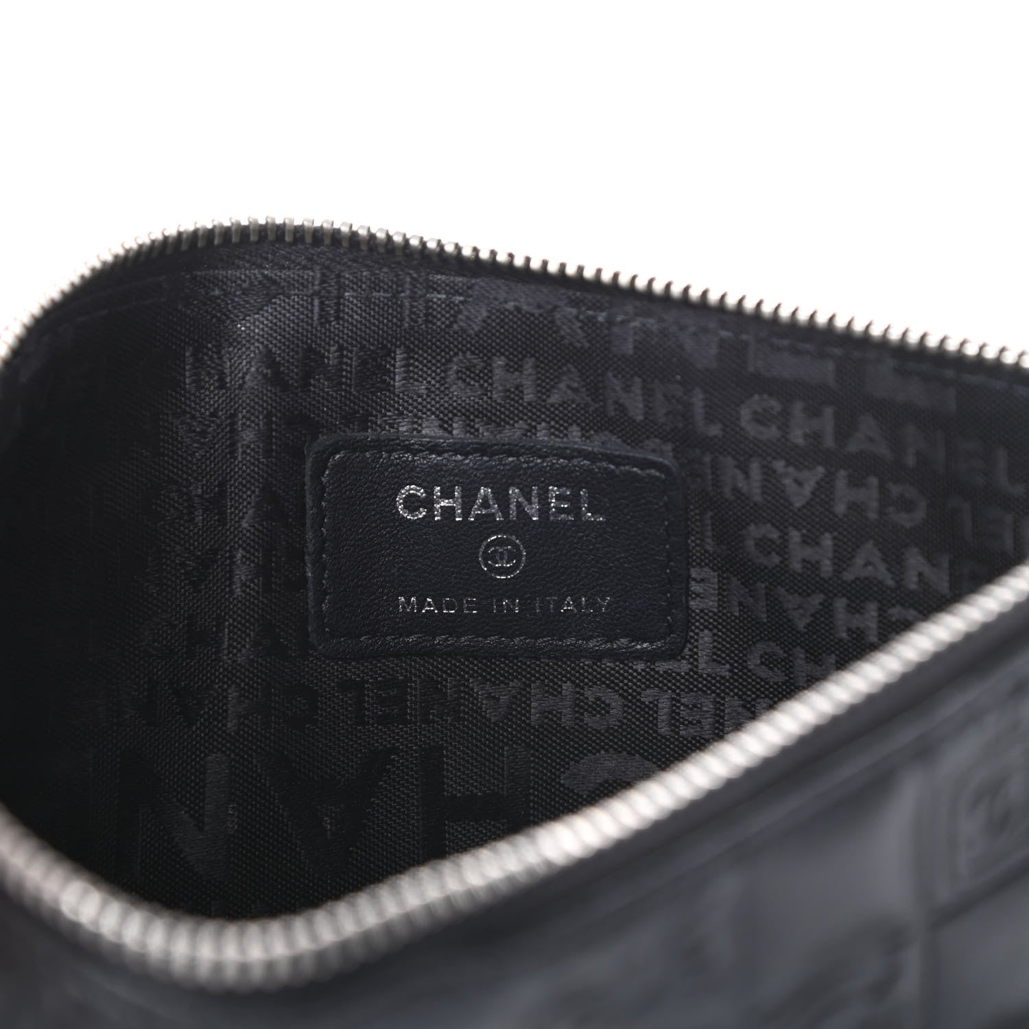 Chanel Lambskin Precious Symbols Pochette Black 6 of 11