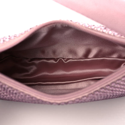Prada Satin Crystal Mini Re-Edition 2000 Bag Alabastro 5 of 11