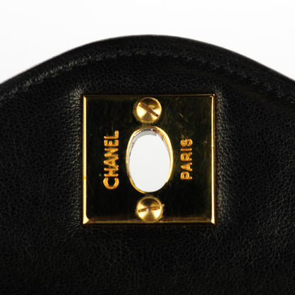 Chanel Lambskin Medium Double Flap Black 9 of 10