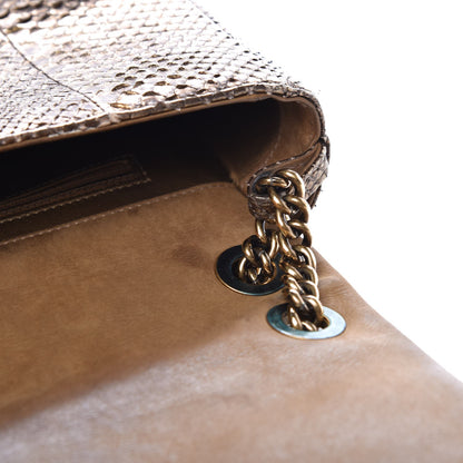 Chanel Python CC Square Flap Bronze 10 of 13