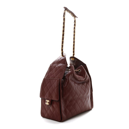 Chanel Caviar Quilted Medium Chanel 25 Handbag Burgundy 4 of 11