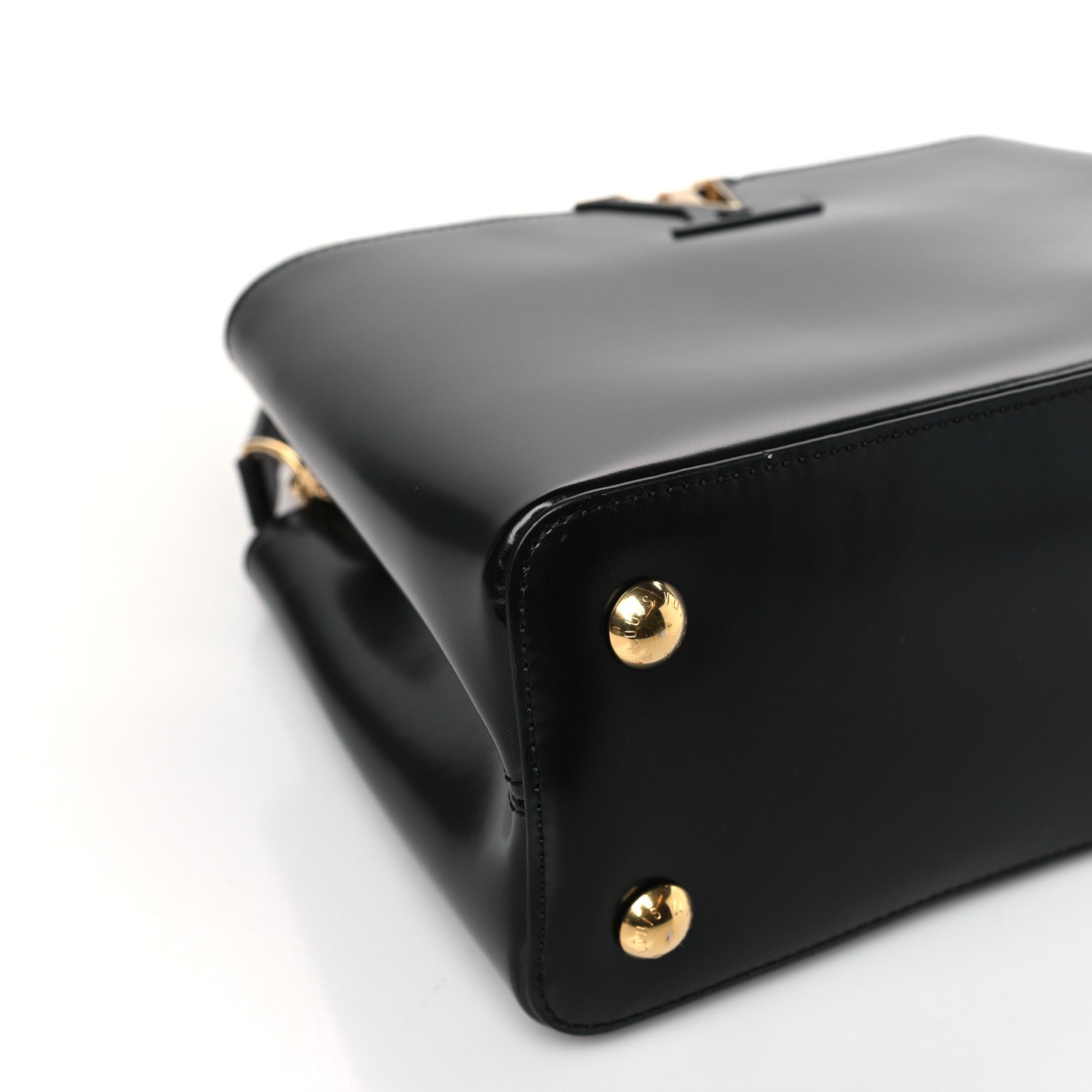 Louis Vuitton Sleek Capucines MM Black 7 of 9