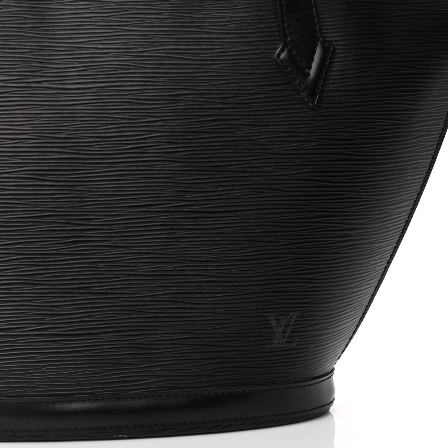 Epi Saint Jacques PM Long Straps Black