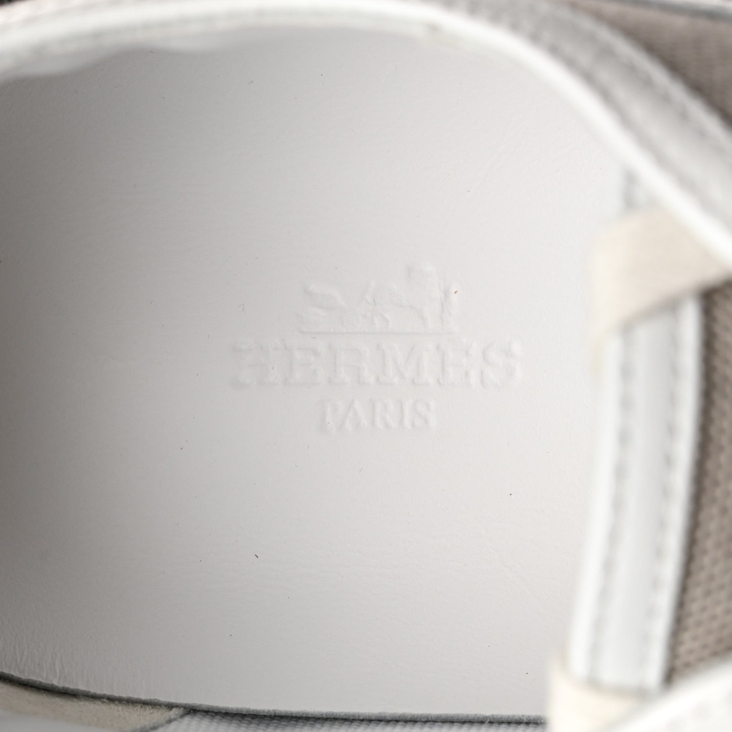 Hermes Canvas Calfskin Get Sneakers 38 Prunoir Blanc 6 of 8