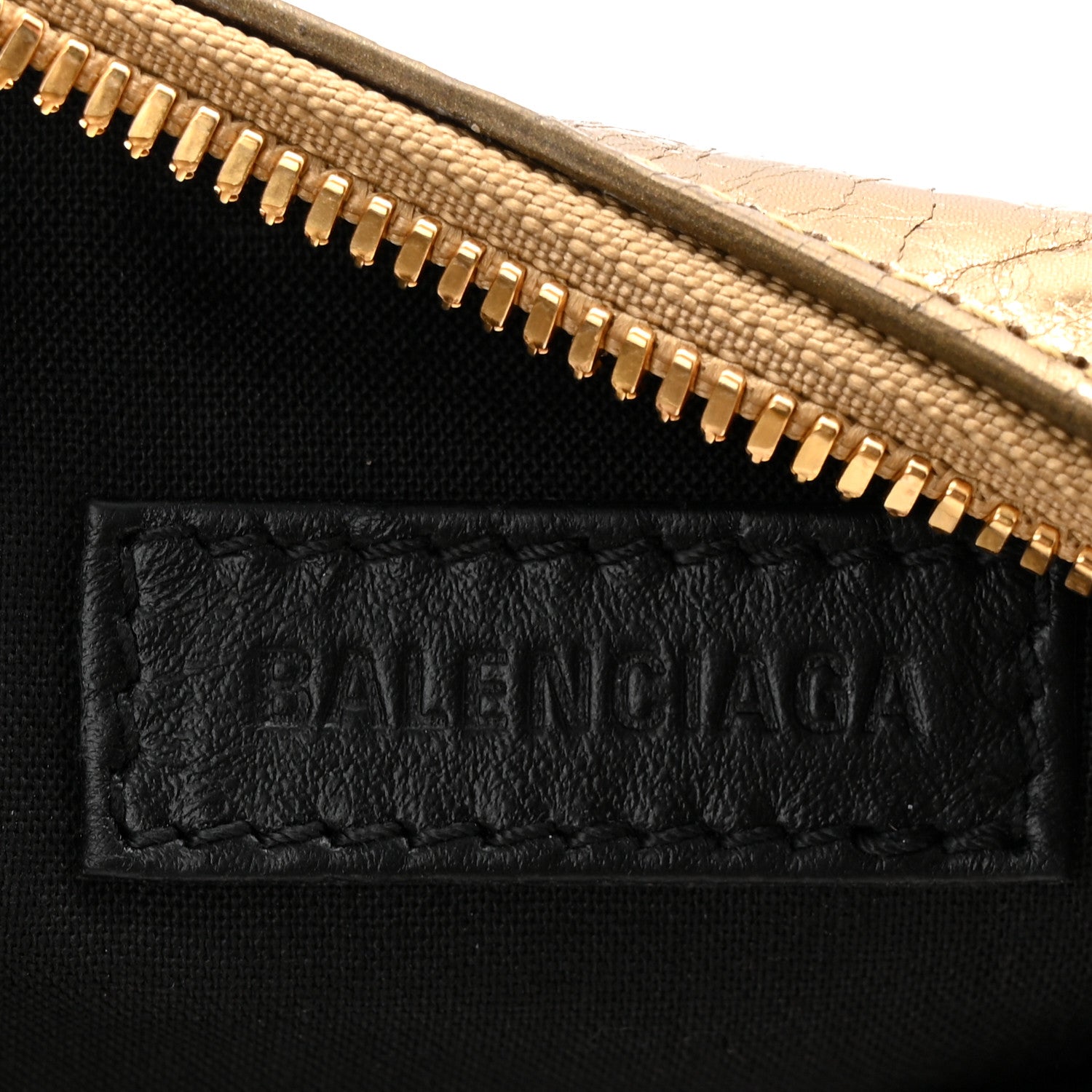 Balenciaga Metallic Agneau Arena Le Cagole Shoulder Bag XS Gold 7 of 11