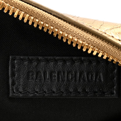 Balenciaga Metallic Agneau Arena Le Cagole Shoulder Bag XS Gold 7 of 11