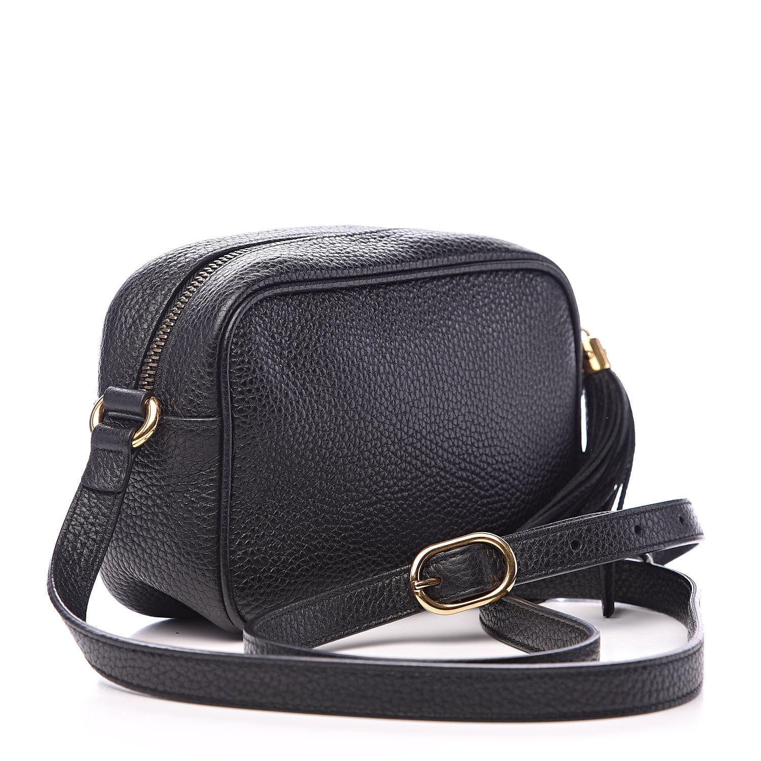 Gucci Pebbled Calfskin Mini Soho Disco Bag Black 3 of 9