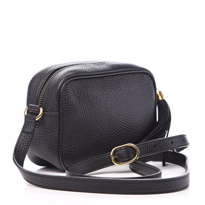 Gucci Pebbled Calfskin Mini Soho Disco Bag Black 3 of 9
