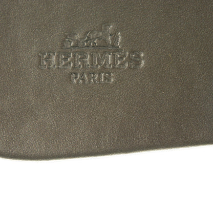 Hermes Nappa Calfskin Corfou Sandals 38 Canon De Fusil Argent 7 of 7