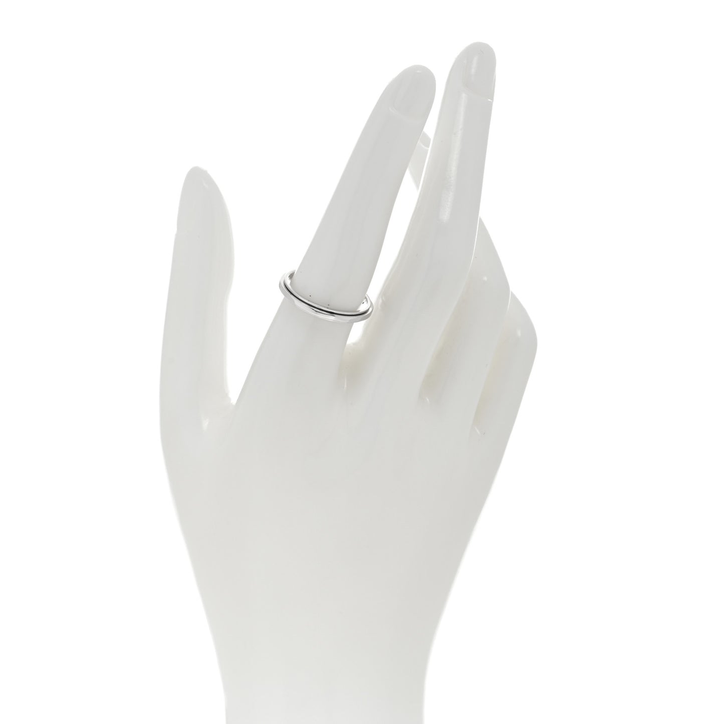 18K White Gold Possession Wedding Ring 56 7.5