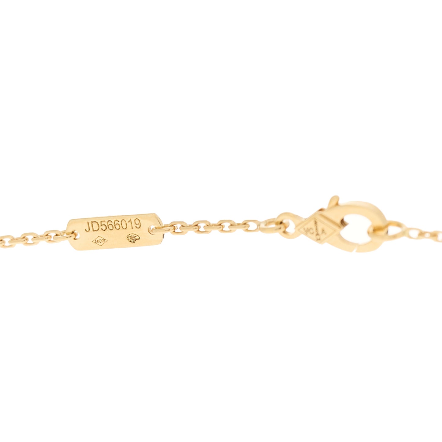18K Yellow Gold Malachite Perlee Couleurs Pendant Necklace