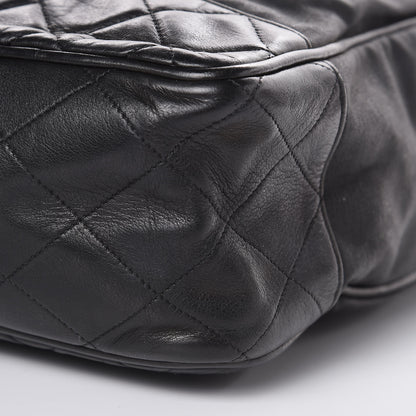 Chanel Canvas Calfskin Shopping Tote Black 15 of 15