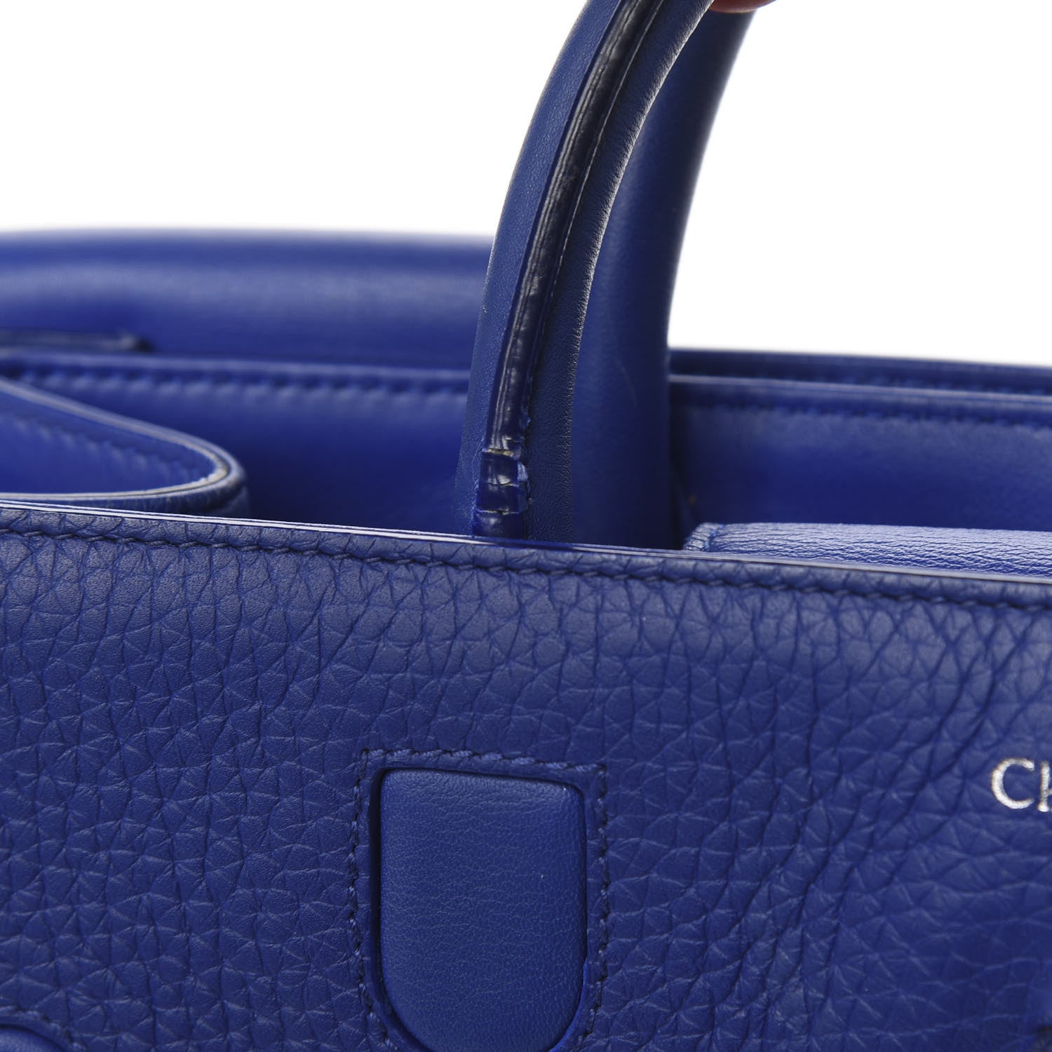 Christian Dior Bullcalf Medium Diorever Flap Yves Klein Blue 14 of 16