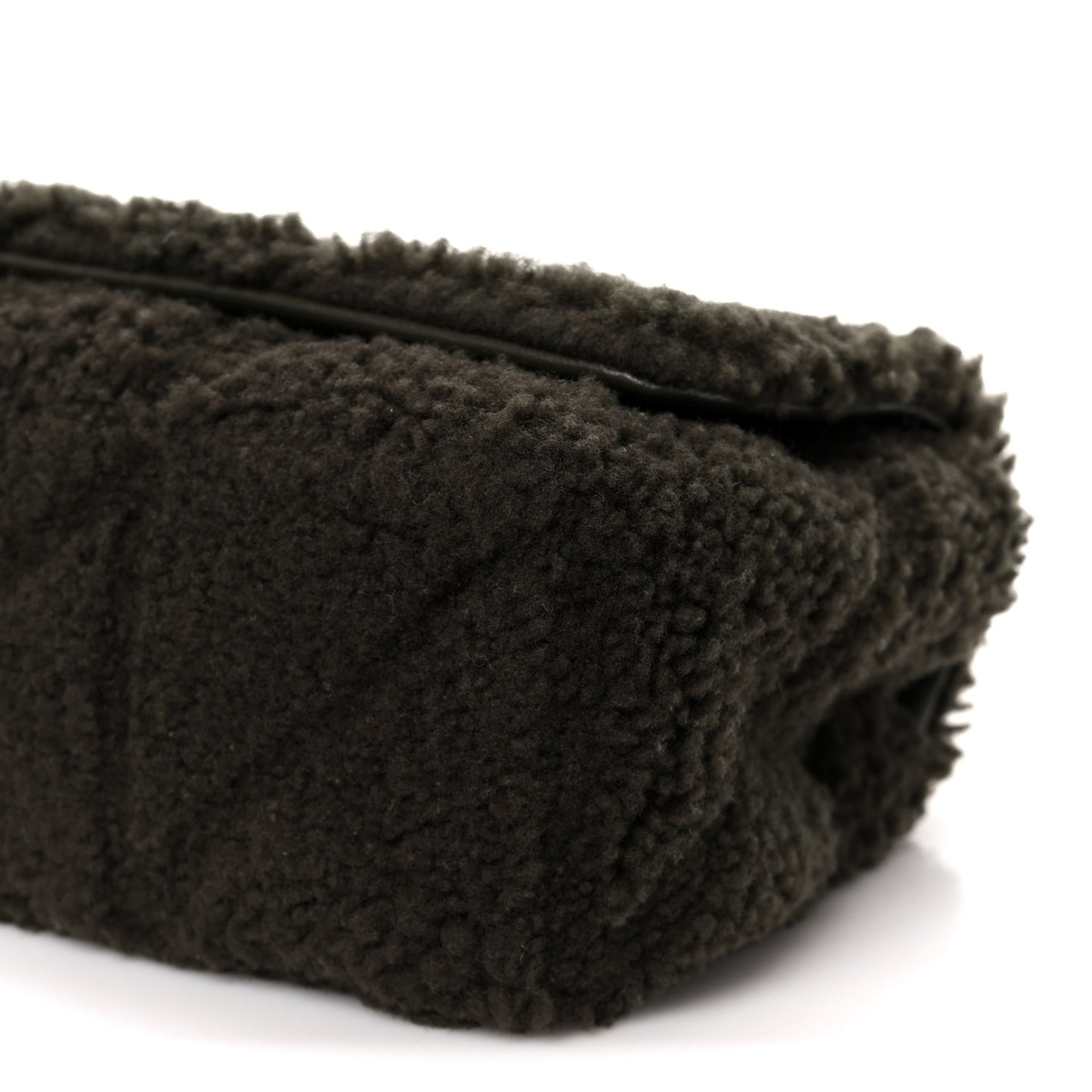 Shearling Monogram Small Jamie Grainy Moss