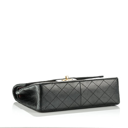 Chanel Lambskin Quilted Medium Double Flap Black 4 of 9