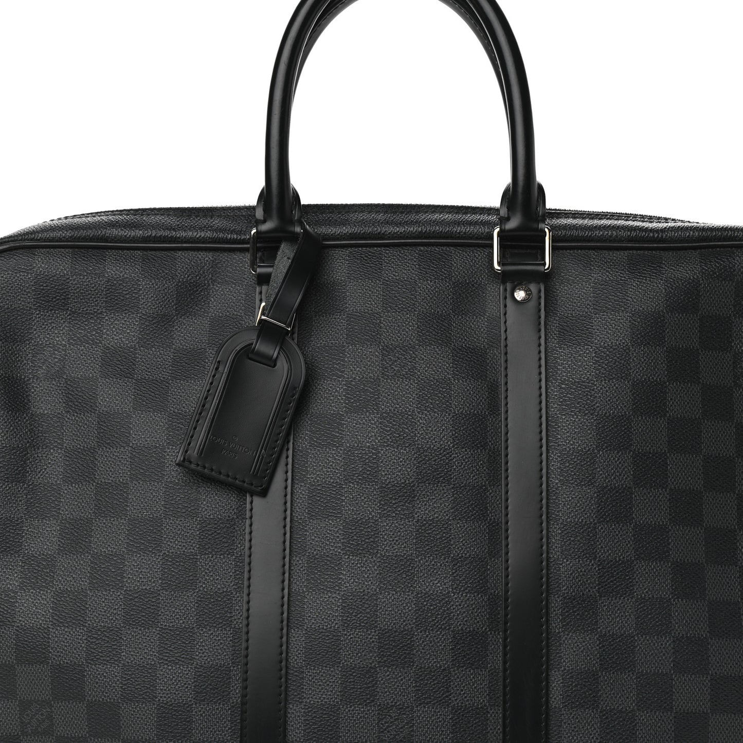 Damier Graphite Porte-Documents Voyage