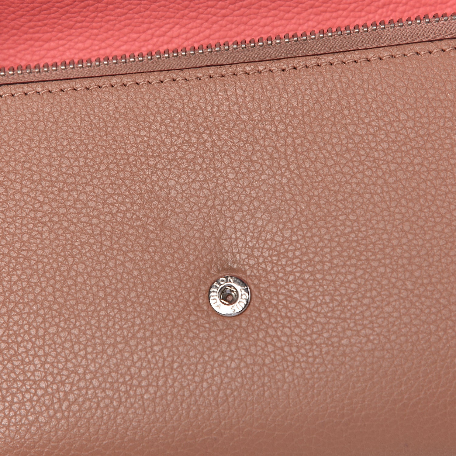 Louis Vuitton Calfskin Lockme II Wallet Blossom 7 of 8