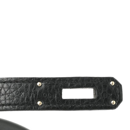 Hermes Taurillon Clemence Jypsiere 28 Black 7 of 11