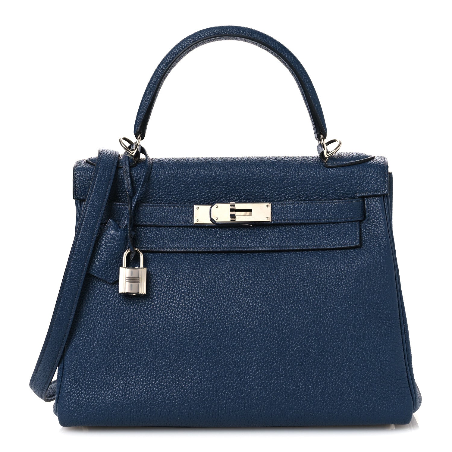 Hermes Togo Kelly Retourne 28 Bleu De Prusse 1 of 17