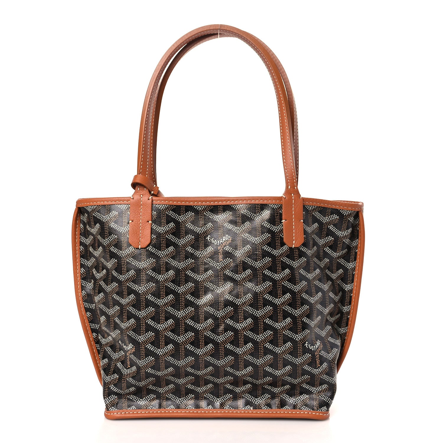 Goyard Goyardine Reversible Mini Anjou Black Gold 3 of 14