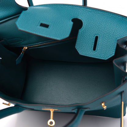 Hermes Togo Birkin 30 Cobalt 5 of 11