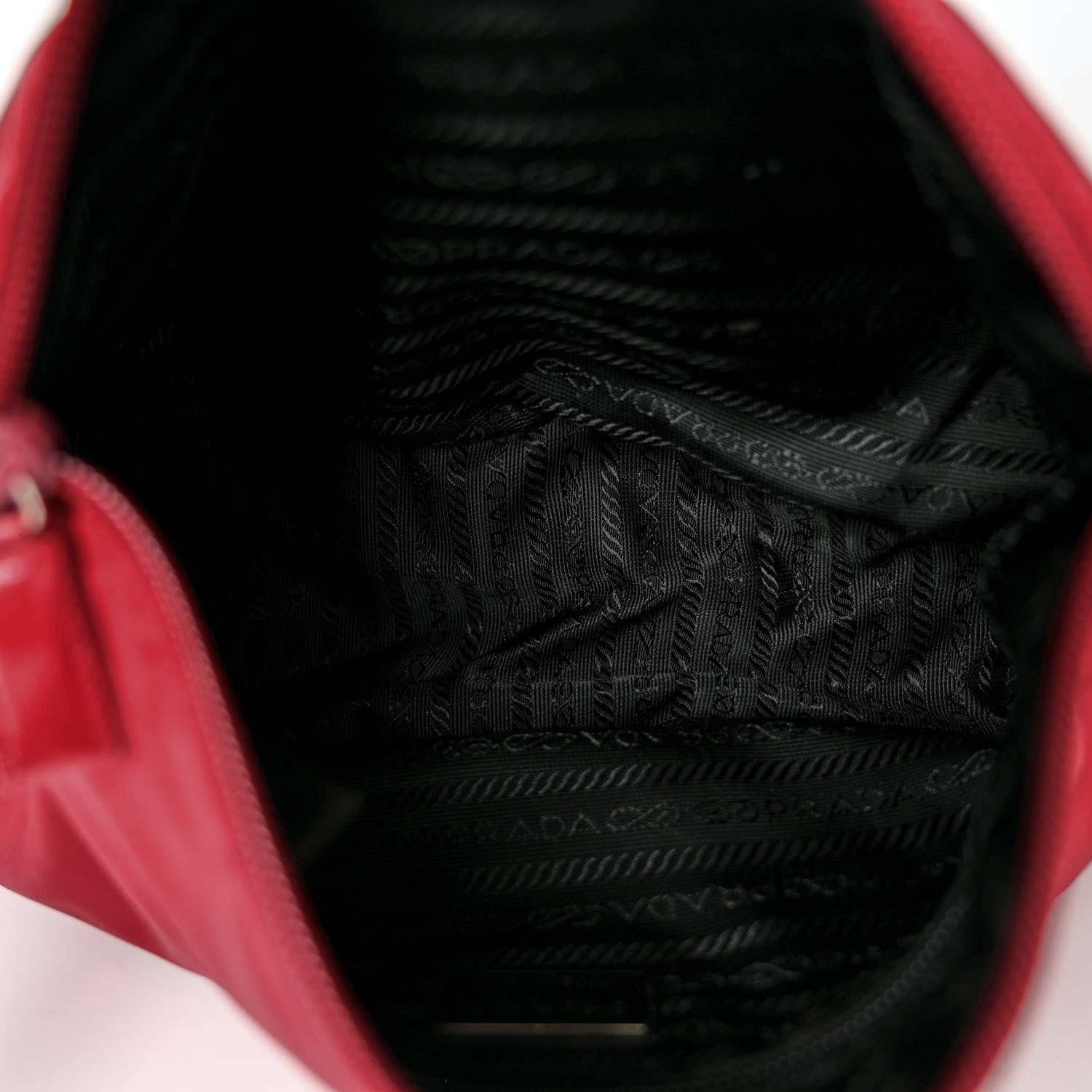 Prada Tessuto Nylon Shoulder Bag Fuoco 5 of 9