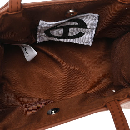 Telfar Vegan Leather Small Shopping Bag Tan 5 of 8