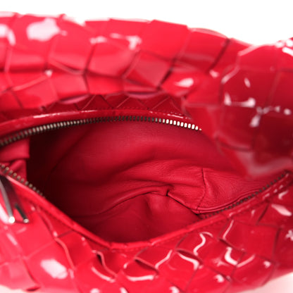 Bottega Veneta Patent Nappa Intrecciato Mini Jodie Candy Stripe 6 of 9