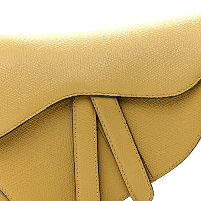 Christian Dior Grained Calfskin Mini Saddle Bag Beige 8 of 10
